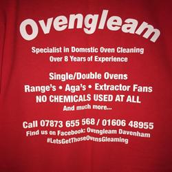 OvenGleam, Northwich opening hours