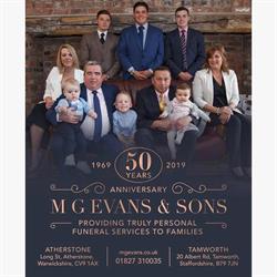 M G Evans & Sons, Atherstone opening hours