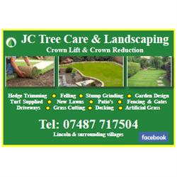 JC Tree Care & Landscaping, Lincoln opening hours