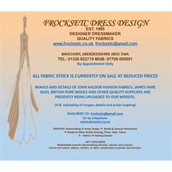 Frocksetc Dress Design & Dress Fabrics in Banchory (Dess) - Opening Hours