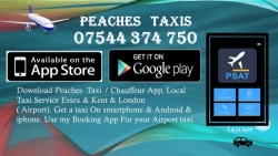 Peaches Chauffeur Taxis Southend on Sea Essex, opening hours
