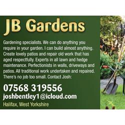 JB Gardens, Halifax opening hours