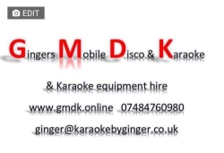 Gingers Mobile Disco Karaoke & karaoke equipment hire, Uttoxeter opening hours