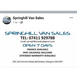 Springhill Van Sales Ltd in Glasgow (Baillieston) - Opening Hours