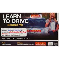 Bill Plant Driving School (Kettering & Surrounding Area), opening hours