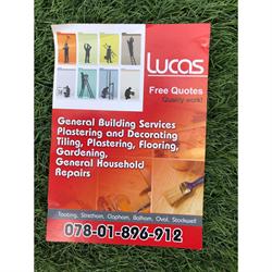 General Building Services Lucas, London opening hours