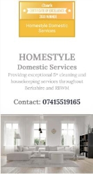 Homestyle Domestic Services, Slough opening hours