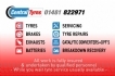Central Tyres, Alderney opening hours