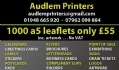 Audlem Printers, Whitchurch opening hours