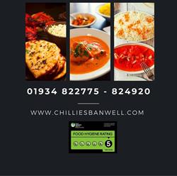 Chillies Bangladeshi & Indian Restaurant, Banwell opening hours