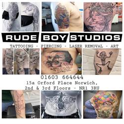 Rude Boy Studios, Norwich opening hours