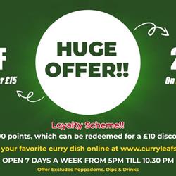 Curry Leaf in Newcastle (Staffordshire) - Opening Hours