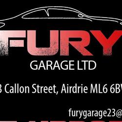 Fury Garage, Airdrie opening hours