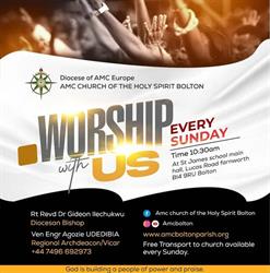 Amc CHURCH OF THE HOLY SPIRIT BOLTON ( ANGLICAN COMMUNION), Farnworth opening hours
